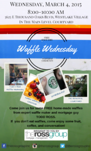 Waffle Wednesday Poster 0315